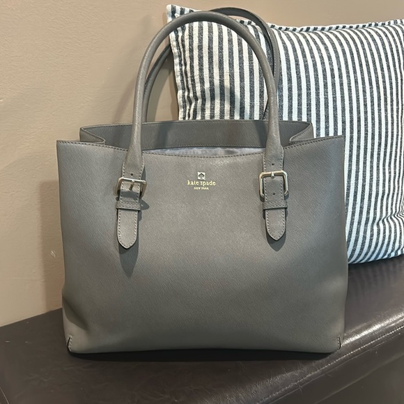 Kate Spade Charcoal Tote Bag - Picture 2 of 9